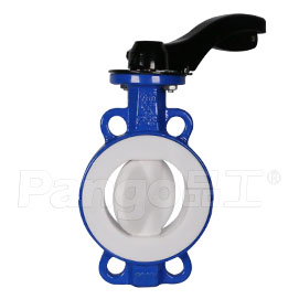 D71F对夹全衬氟蝶阀