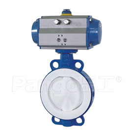 D671F气动对夹蝶阀